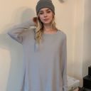  KNIT LONG SLEEVE TUNIC TOP