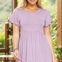 Small ROSE PEPLUM SHORT SLEEVE TOP