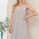 Small SAND WAVE RIB STRAP MINI DRESS WITH SIDE POCKETS