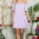  OFF-SHOULDER SHORT SLEEVE SUMMER DRESS