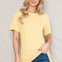 SUPER SOFT BASIC SOLID SHORT SLEEVE TOP