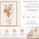  Hope in a Little Flower Art Print | Nursery or Bedroom Decor