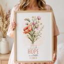  Hope in a Little Flower Art Print | Nursery or Bedroom Decor