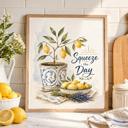  Squeeze the Day Art Print