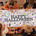  Happy Halloween 20x72" Coloring Party Banner