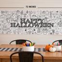  Happy Halloween 20x72" Coloring Party Banner