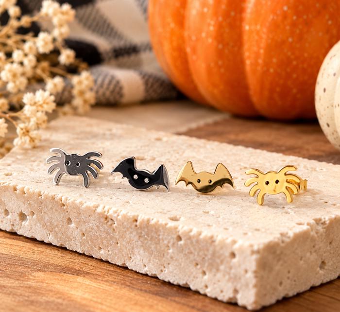 Stainless Steel Halloween Earrings | 6 Styles