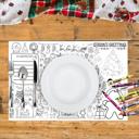  Christmas Busy Page Place Setting for Kids