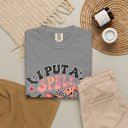  Womens Halloween Ghost Witch T-Shirt, I Put a Spell on You Tee, Comfort Colors Shirt