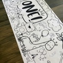  Wild ONE Coloring Table Runner, 20x72"