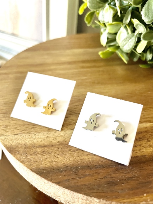 Stainless Steel Spooky Cute Halloween Studs | 6 Styles