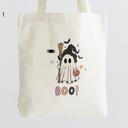  Cute Halloween Cotton Tote Bags | 8 Designs to Choose From 