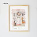  Custom Halloween Watercolor Front Door Art Print - 4 Styles