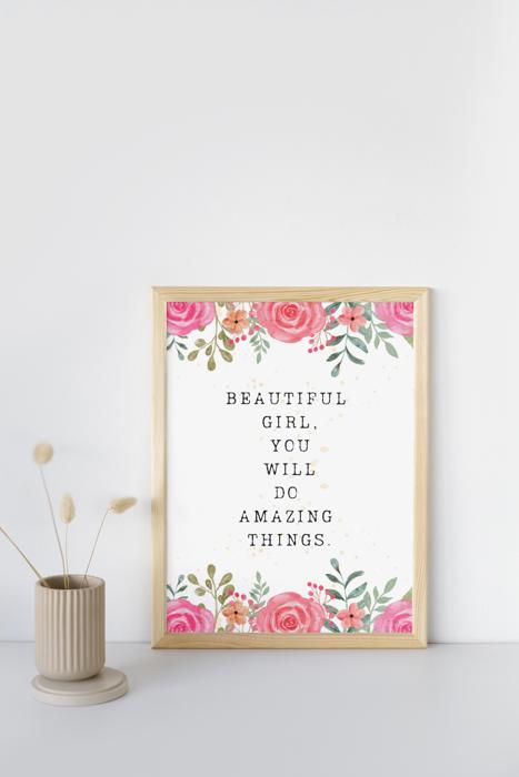 Watercolor Floral Nursery Prints | 5 Styles to choose from