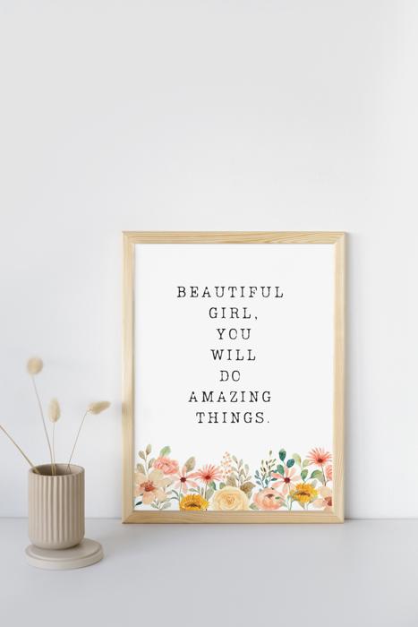 Watercolor Floral Nursery Prints | 5 Styles to choose from