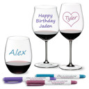 Blue Greem Wine Glass Writer Pens ~ 5 Choices for EVERY Occasion