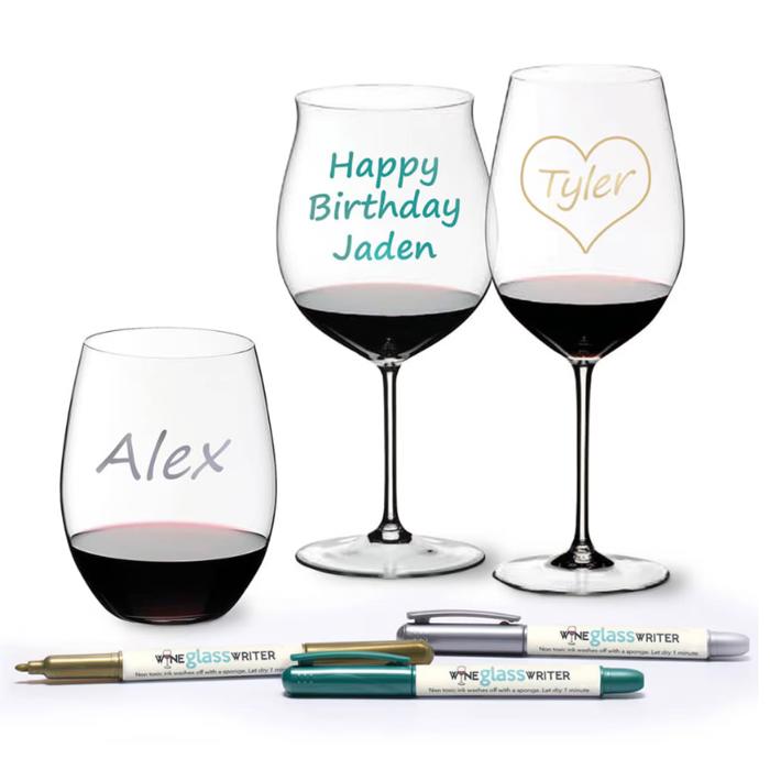 Wine Glass Writer Pens ~ 5 Choices for EVERY Occasion