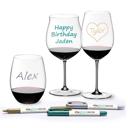 7415 Gold Wine Glass Writer Pens ~ 5 Choices for EVERY Occasion