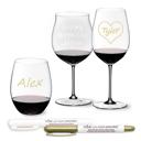 White Gold Wine Glass Writer Pens ~ 5 Choices for EVERY Occasion