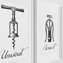 OTHER 4-piece 4 Vintage Wine Opener Prints