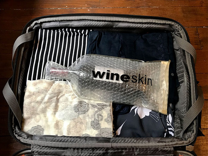 Wine Skin Bottle Travel Bag ~ A MUST for the wine lover
