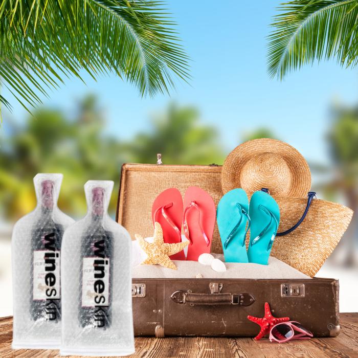 Wine Skin Bottle Travel Bag ~ A MUST for the wine lover