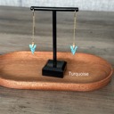  Long Chain Arrowhead Earrings