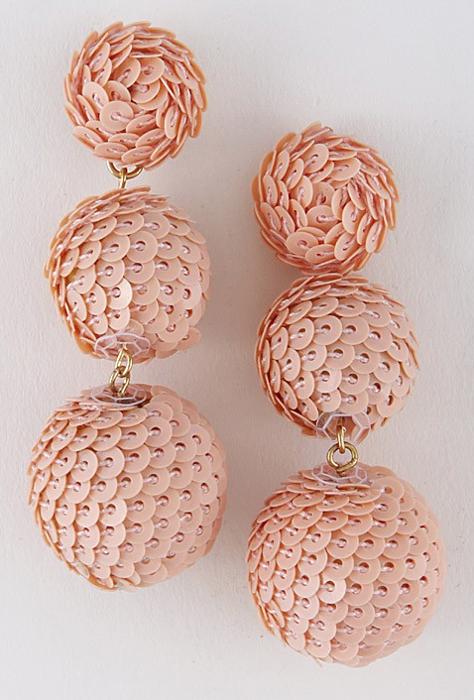 Sequin Ball Earrings