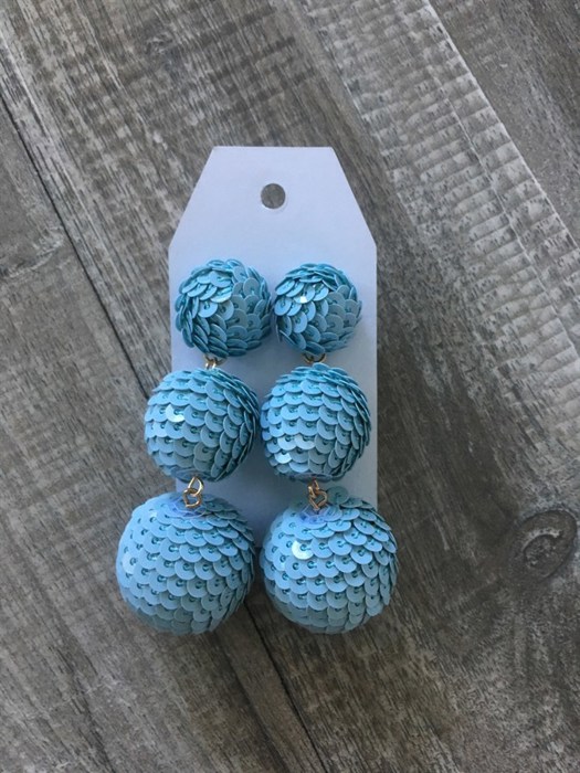 Sequin Ball Earrings