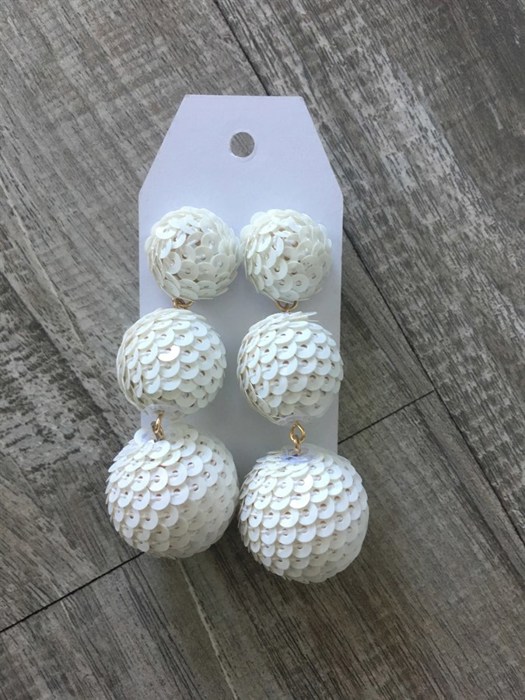 Sequin Ball Earrings