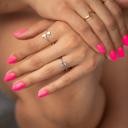  Dainty Semicolon Ring