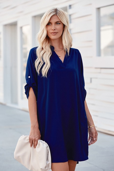 Shirt Dress with Pockets 