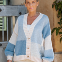  Color Block Cardigan