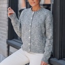  CLASSIC BUTTON-FRONT SOFT CARDIGAN