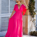 Medium Fuchsia The Maxi Dress