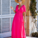 Large Fuchsia The Maxi Dress