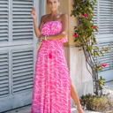  Strapless Maxi Dress