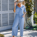  SHORT SLEEVE JERSEY JUMPSUIT
