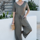  SHORT SLEEVE JERSEY JUMPSUIT