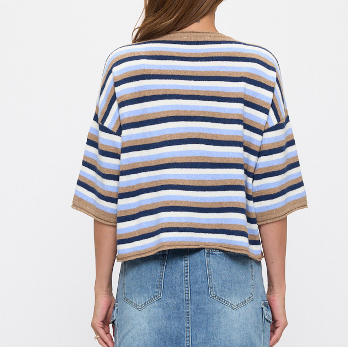 RELAXED FIT FRONT BUTTON CARDIGAN
