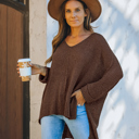  BREEZE SWEATER WITH SIDE SLITS