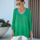  BREEZE SWEATER WITH SIDE SLITS