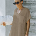  Side Slit Knit Top