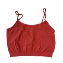 Orange Rust Half Camis For Layering | Regular & Plus Size
