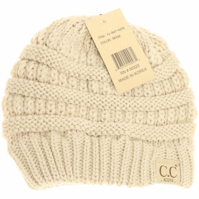 Kids Solid CC Beanie