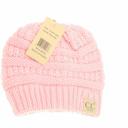 Pale Pink Kids Solid CC Beanie