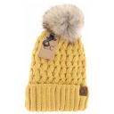 HONEY MUSTARD Latic Pom C.C Beanie | 10+ Colors