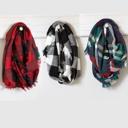  Classic Woven Plaid Infinity Scarf - 6 Styles