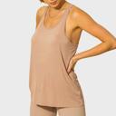 Small Taupe Racerback Workout Tank