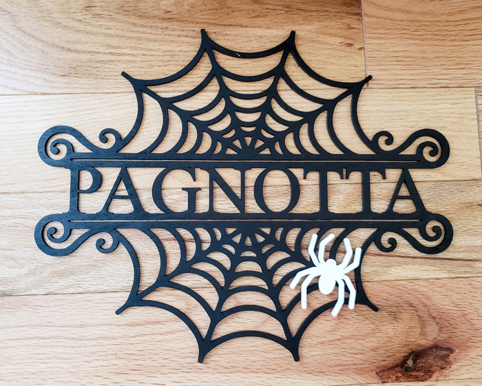 Halloween Spider Web Door Hanger